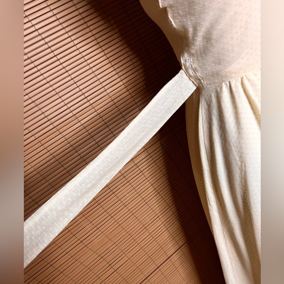 Terri Juniors Vintage Cream Prairie Cottage Core Pairie Maxi Dress - Picture 8 of 8